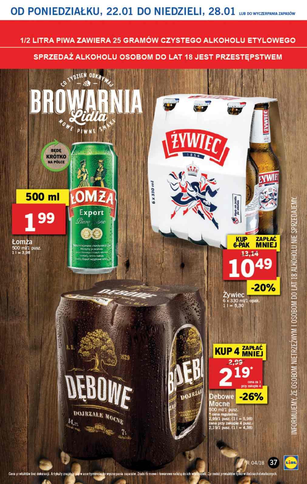 Gazetka promocyjna Lidl do 24/01/2018 str.37