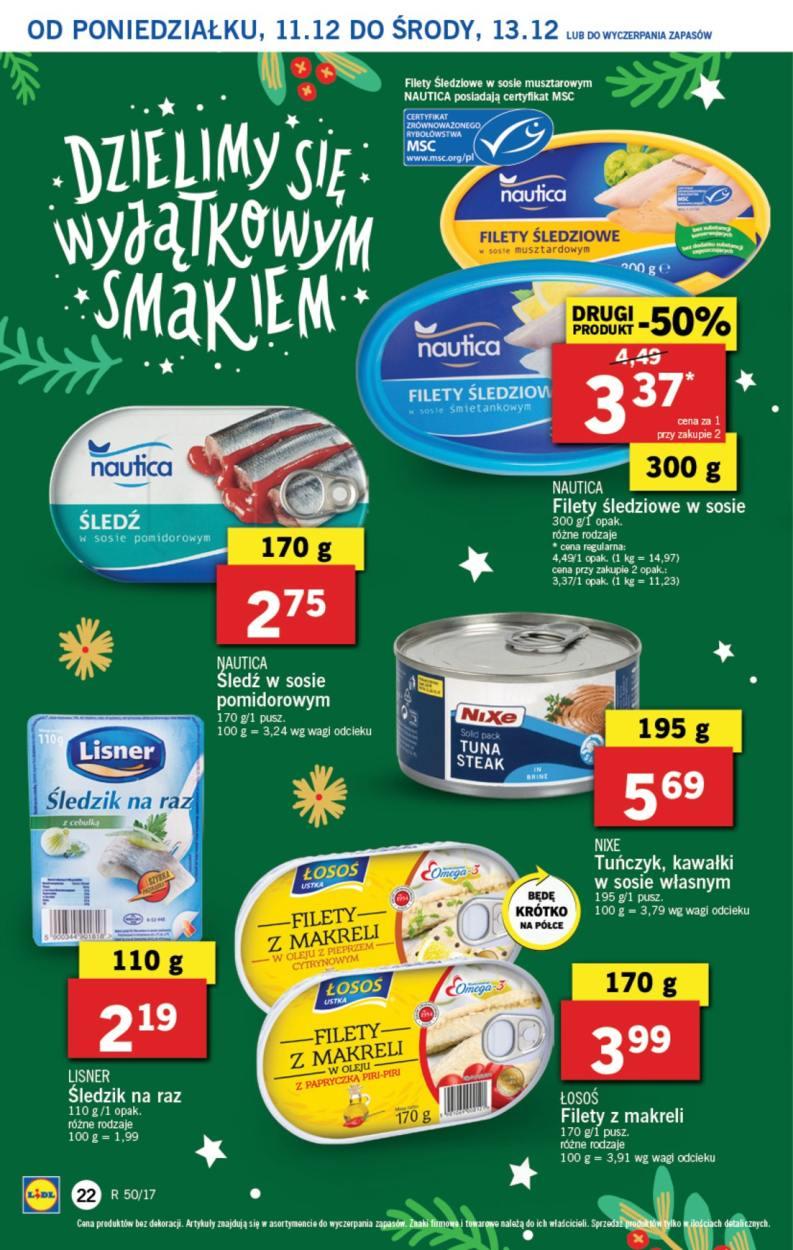 Gazetka promocyjna Lidl do 13/12/2017 str.22