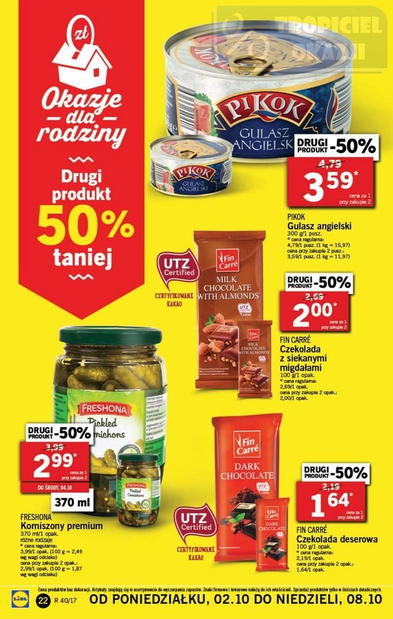 Gazetka promocyjna Lidl do 04/10/2017 str.22