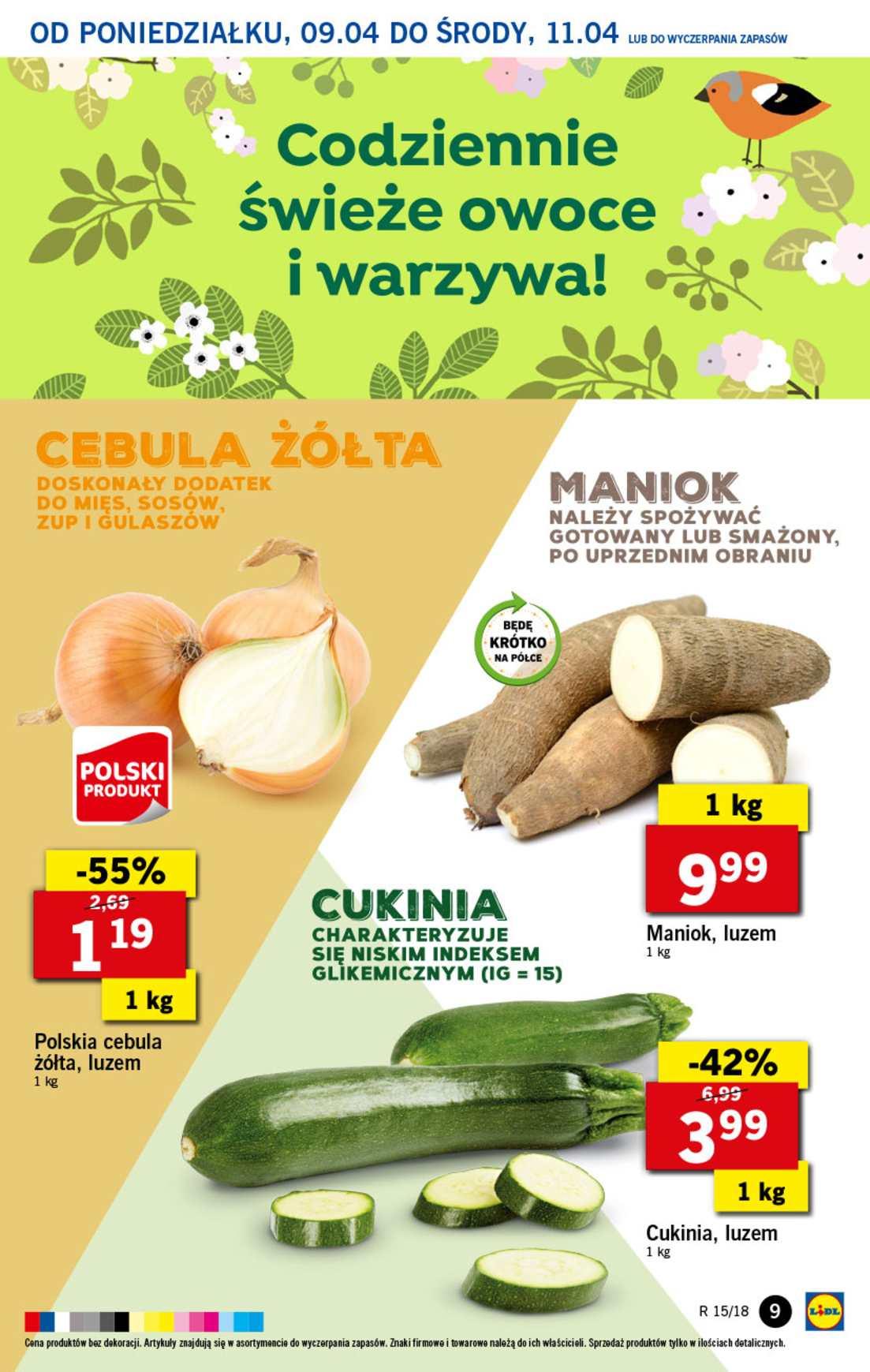 Gazetka promocyjna Lidl do 11/04/2018 str.9