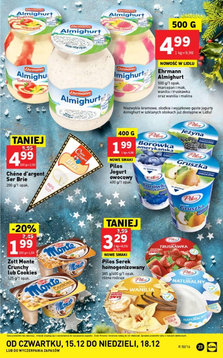 Gazetka promocyjna Lidl do 18/12/2016 str.23