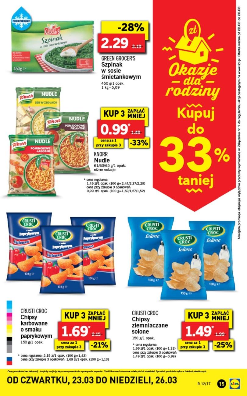 Gazetka promocyjna Lidl do 26/03/2017 str.15