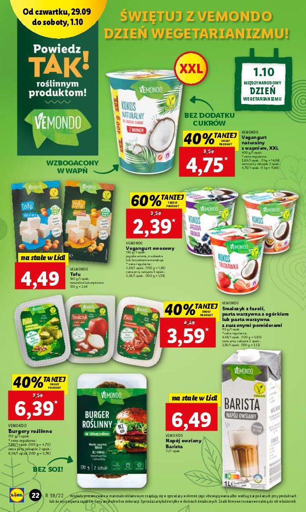 Gazetka promocyjna Lidl do 01/10/2022 str.22