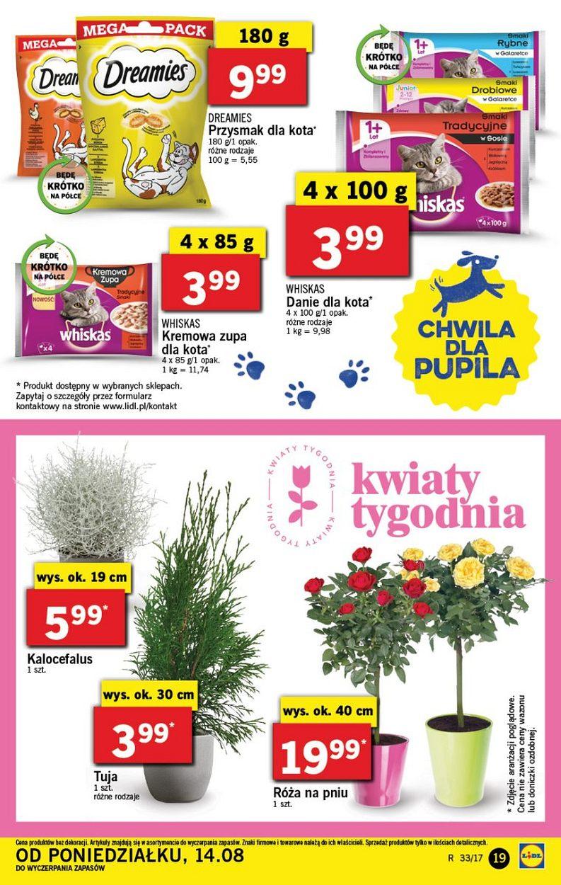 Gazetka promocyjna Lidl do 16/08/2017 str.19