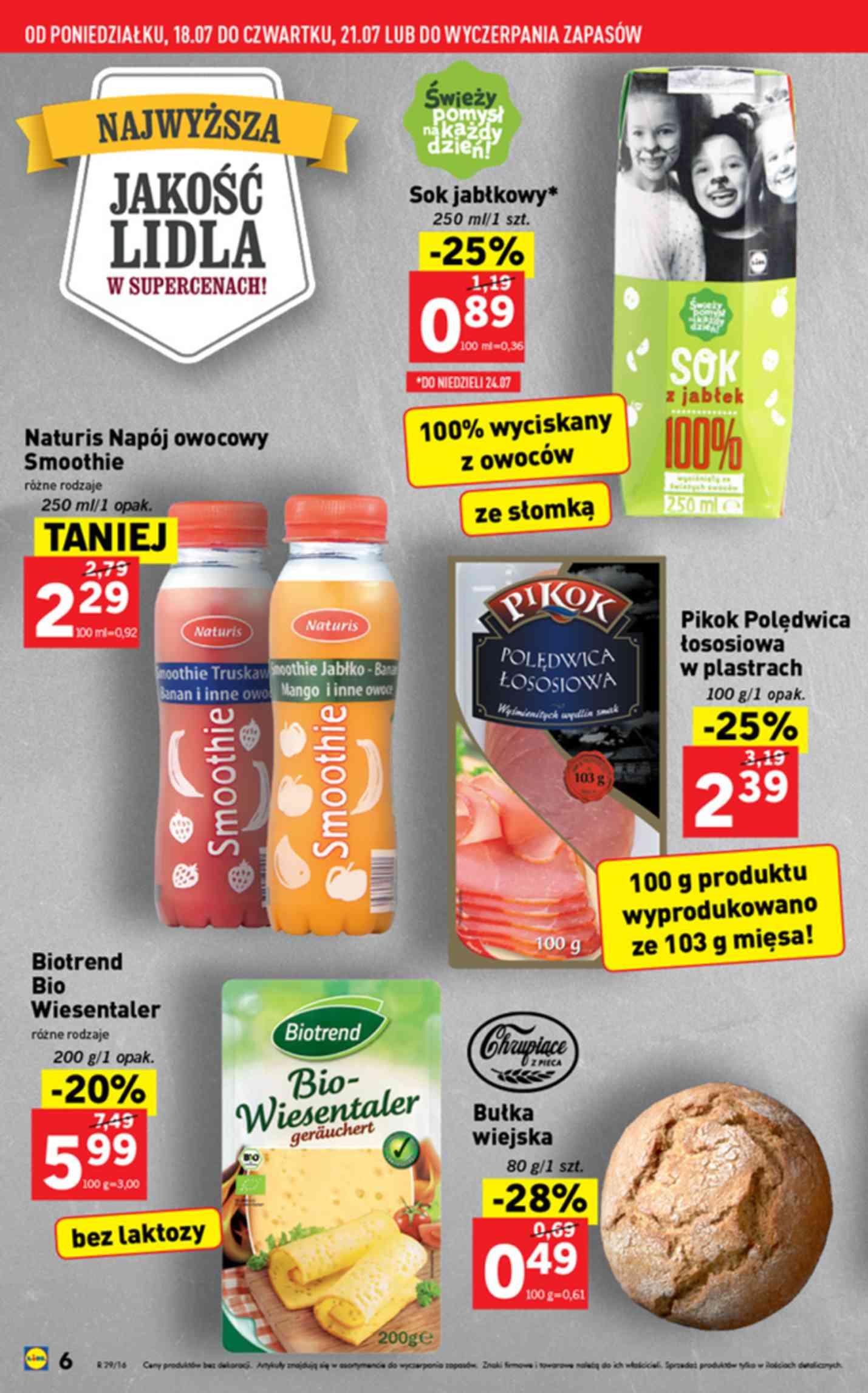 Gazetka promocyjna Lidl do 24/07/2016 str.6