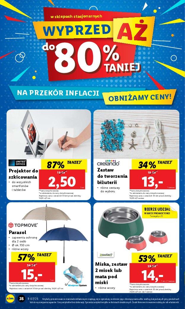 Gazetka promocyjna Lidl do 18/02/2023 str.38