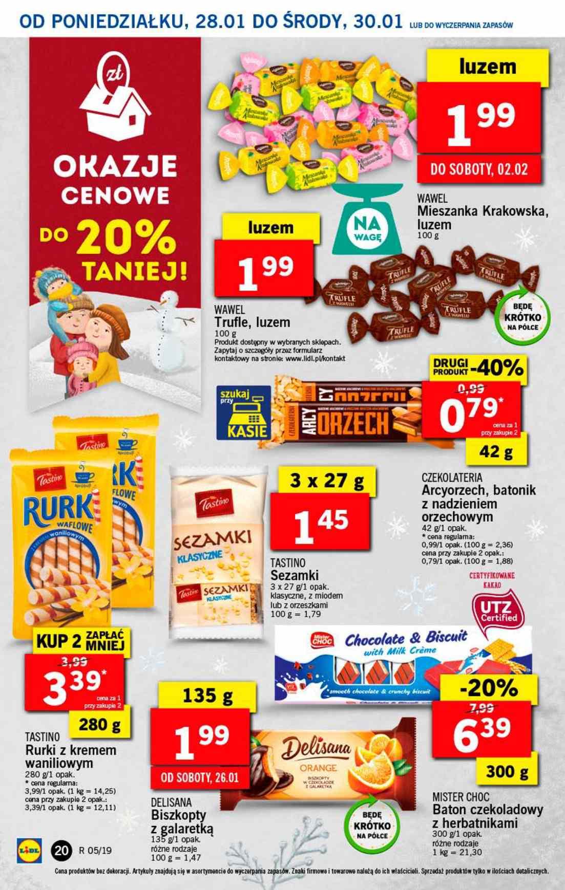 Gazetka promocyjna Lidl do 30/01/2019 str.20