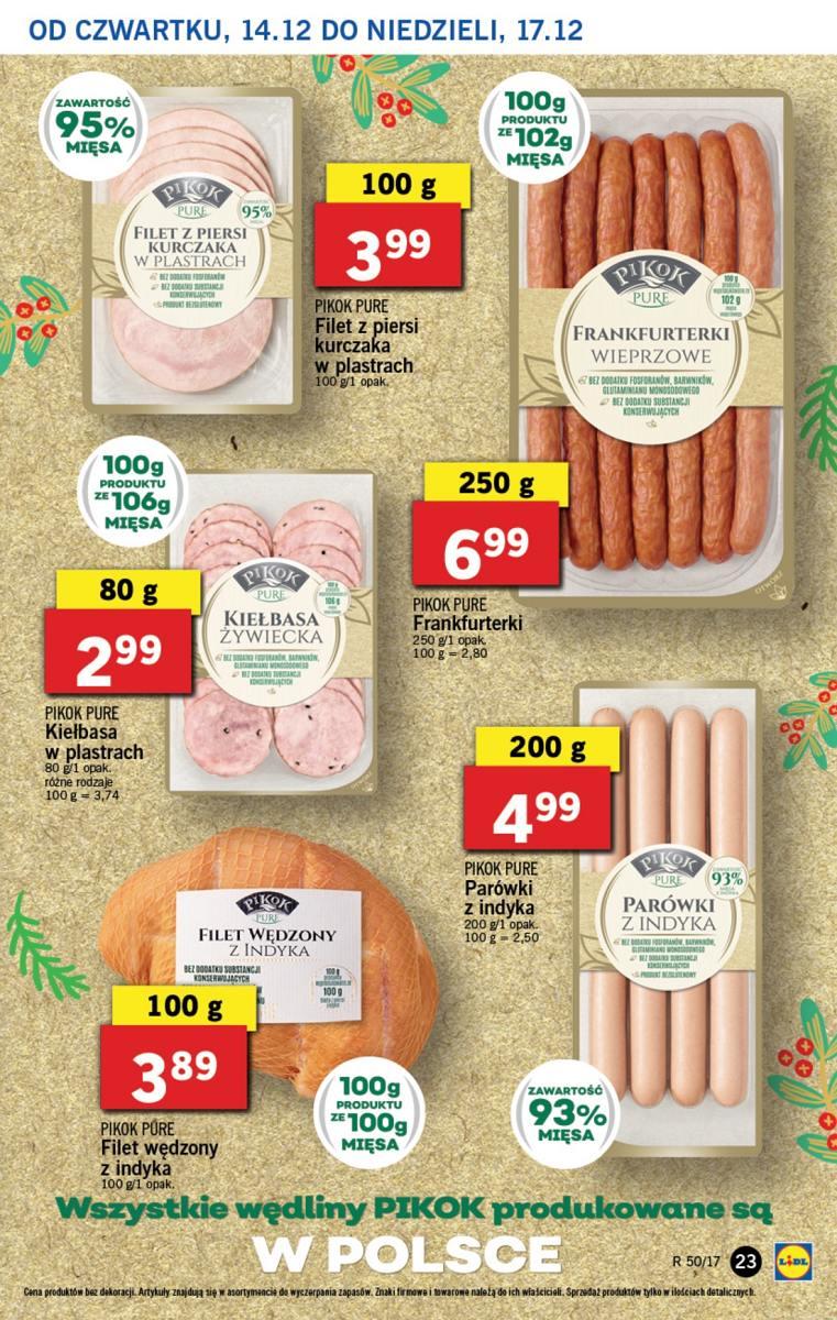 Gazetka promocyjna Lidl do 17/12/2017 str.23