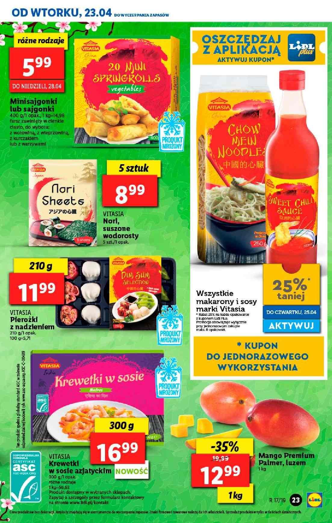 Gazetka promocyjna Lidl do 24/04/2019 str.23