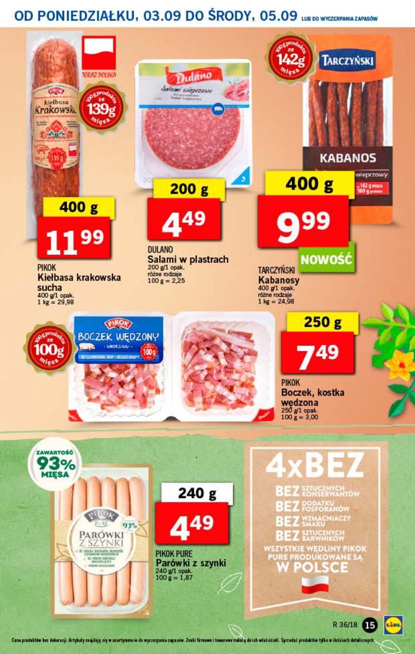 Gazetka promocyjna Lidl do 05/09/2018 str.15