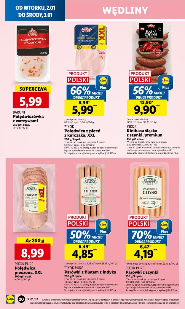 Gazetka promocyjna Lidl do 03/01/2024 str.20