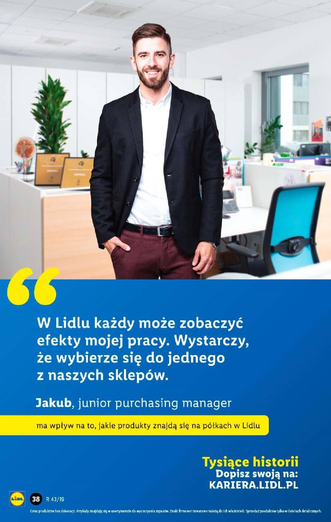 Gazetka promocyjna Lidl do 27/10/2019 str.38