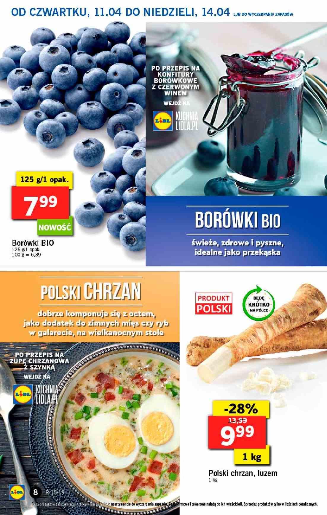 Gazetka promocyjna Lidl do 14/04/2019 str.8