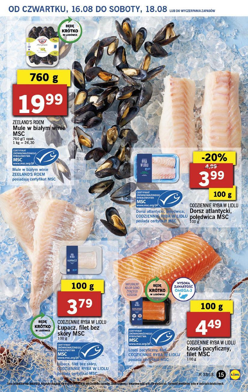 Gazetka promocyjna Lidl do 18/08/2018 str.15