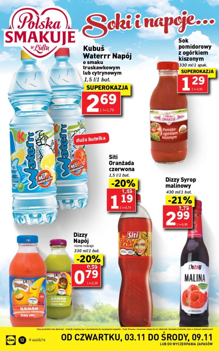 Gazetka promocyjna Lidl do 09/11/2016 str.12