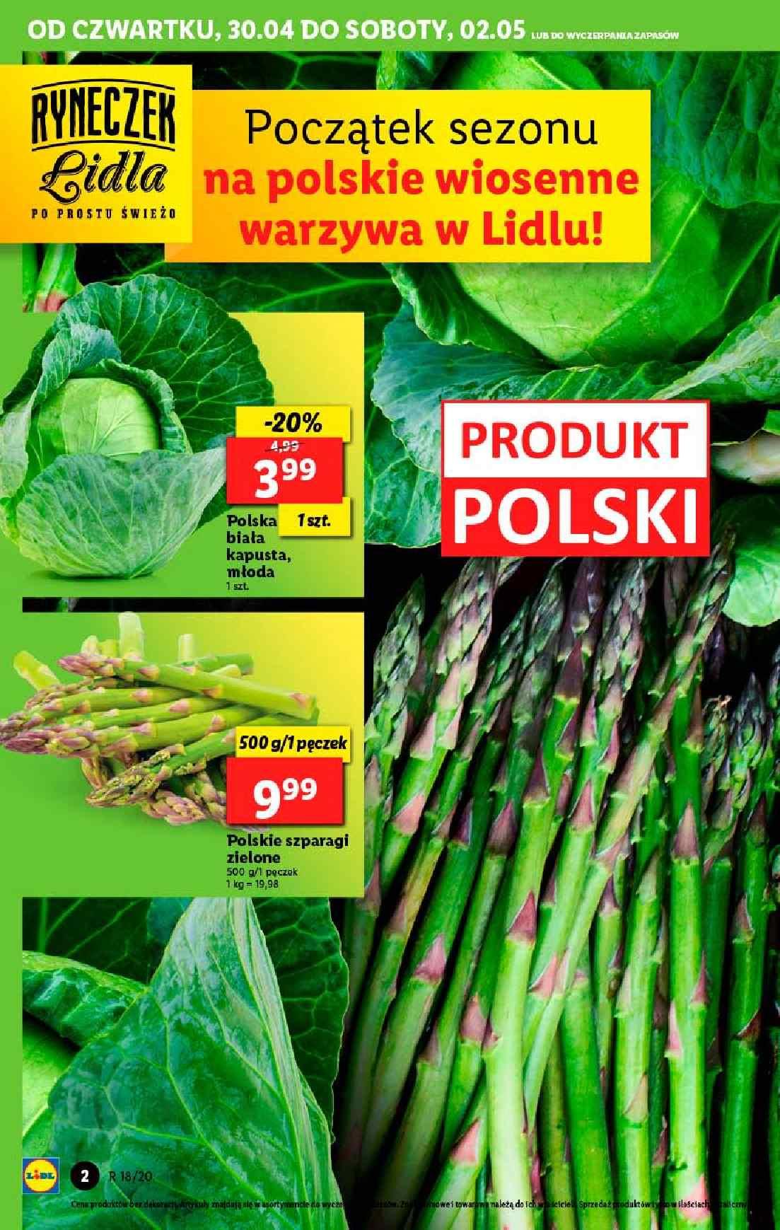 Gazetka promocyjna Lidl do 02/05/2020 str.1