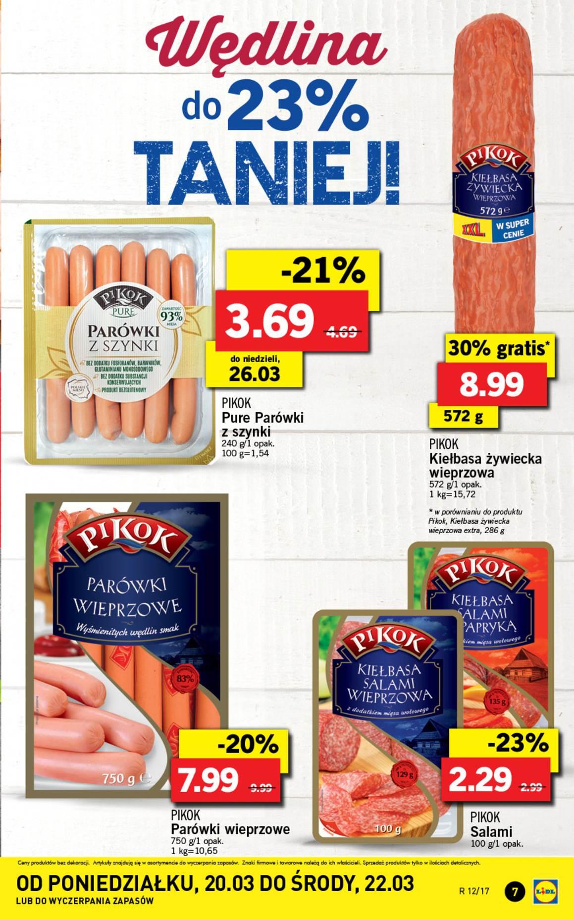 Gazetka promocyjna Lidl do 22/03/2017 str.7