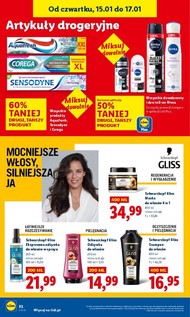 Gazetka promocyjna Lidl do 17/01/2026 str.52