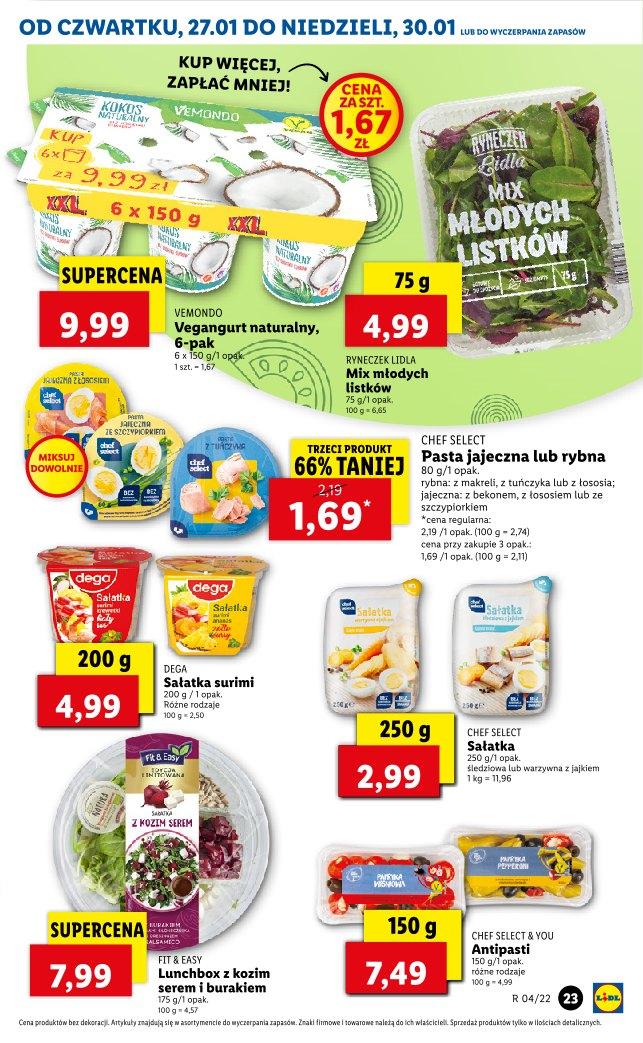 Gazetka promocyjna Lidl do 30/01/2022 str.23