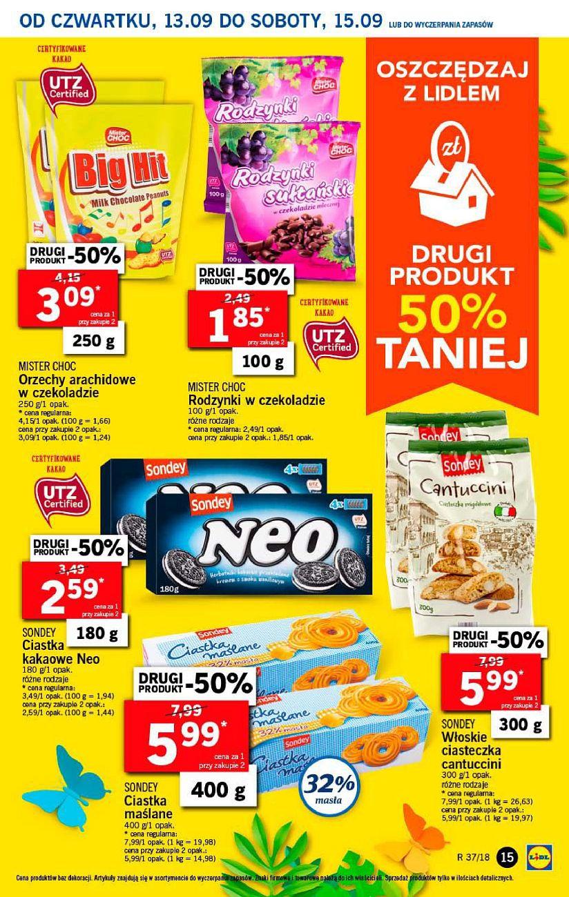 Gazetka promocyjna Lidl do 15/09/2018 str.15