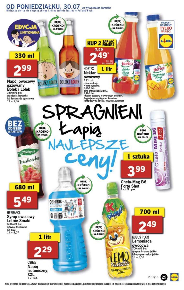 Gazetka promocyjna Lidl do 05/08/2018 str.29