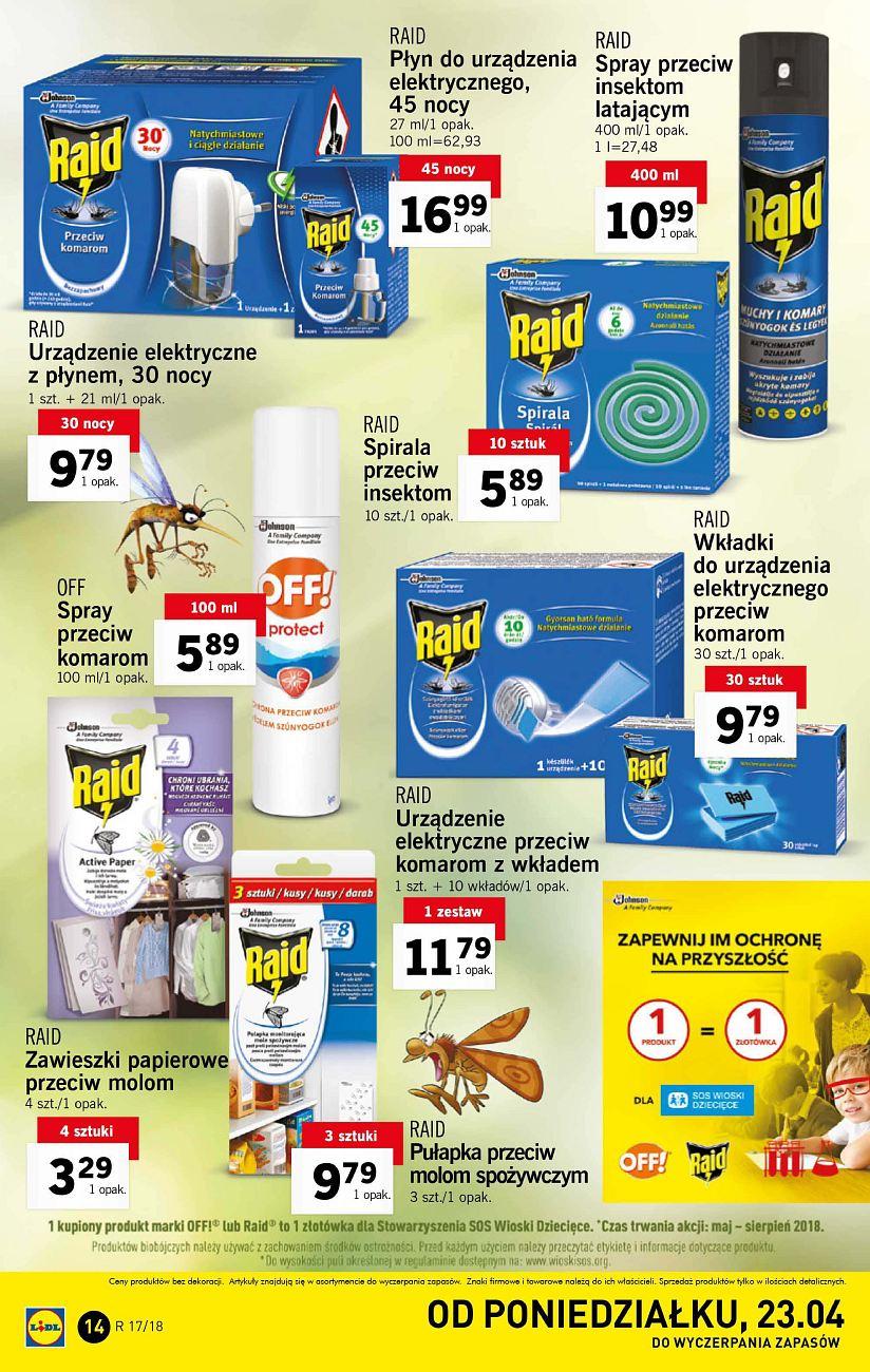 Gazetka promocyjna Lidl do 29/04/2018 str.14