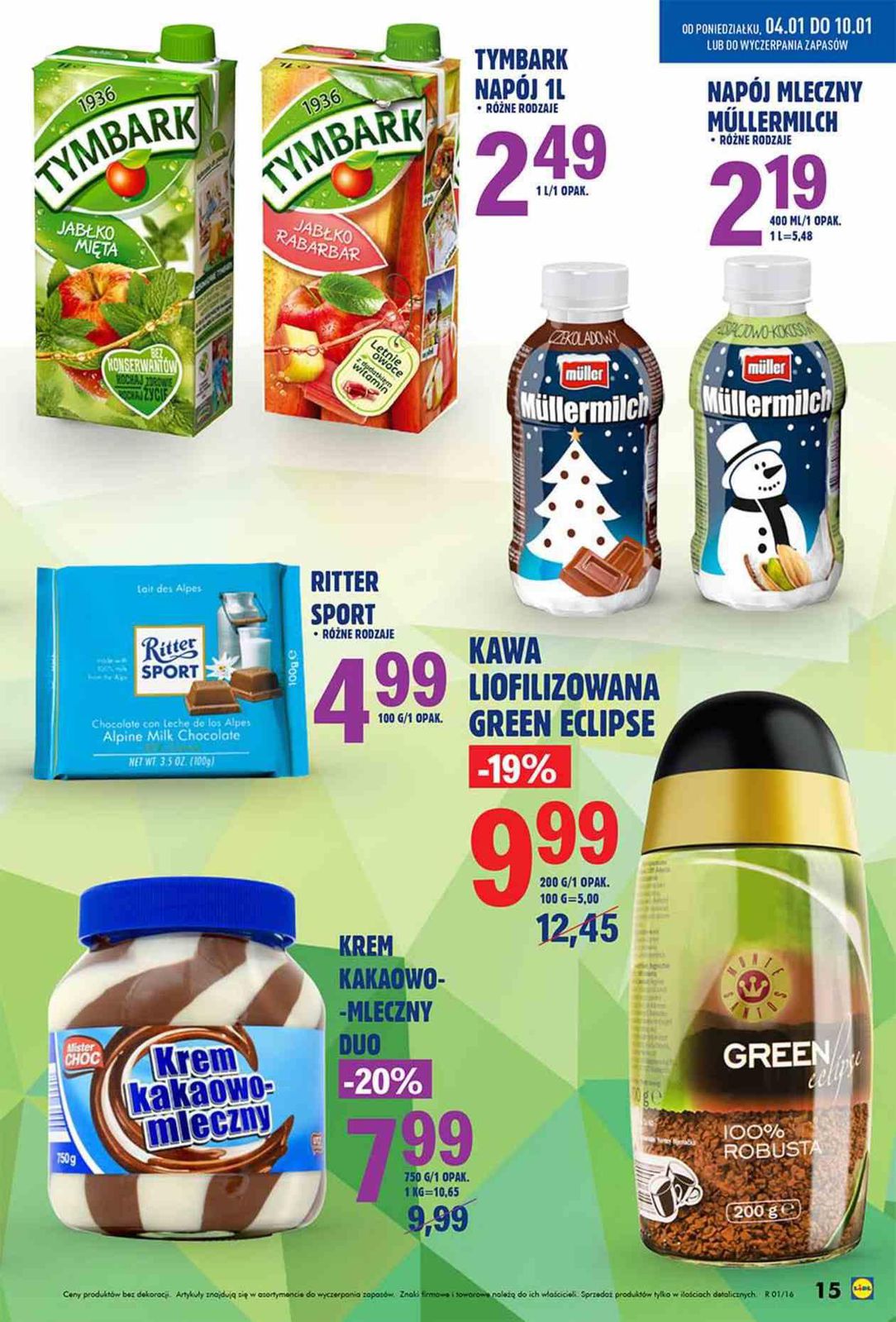 Gazetka promocyjna Lidl do 10/01/2016 str.15