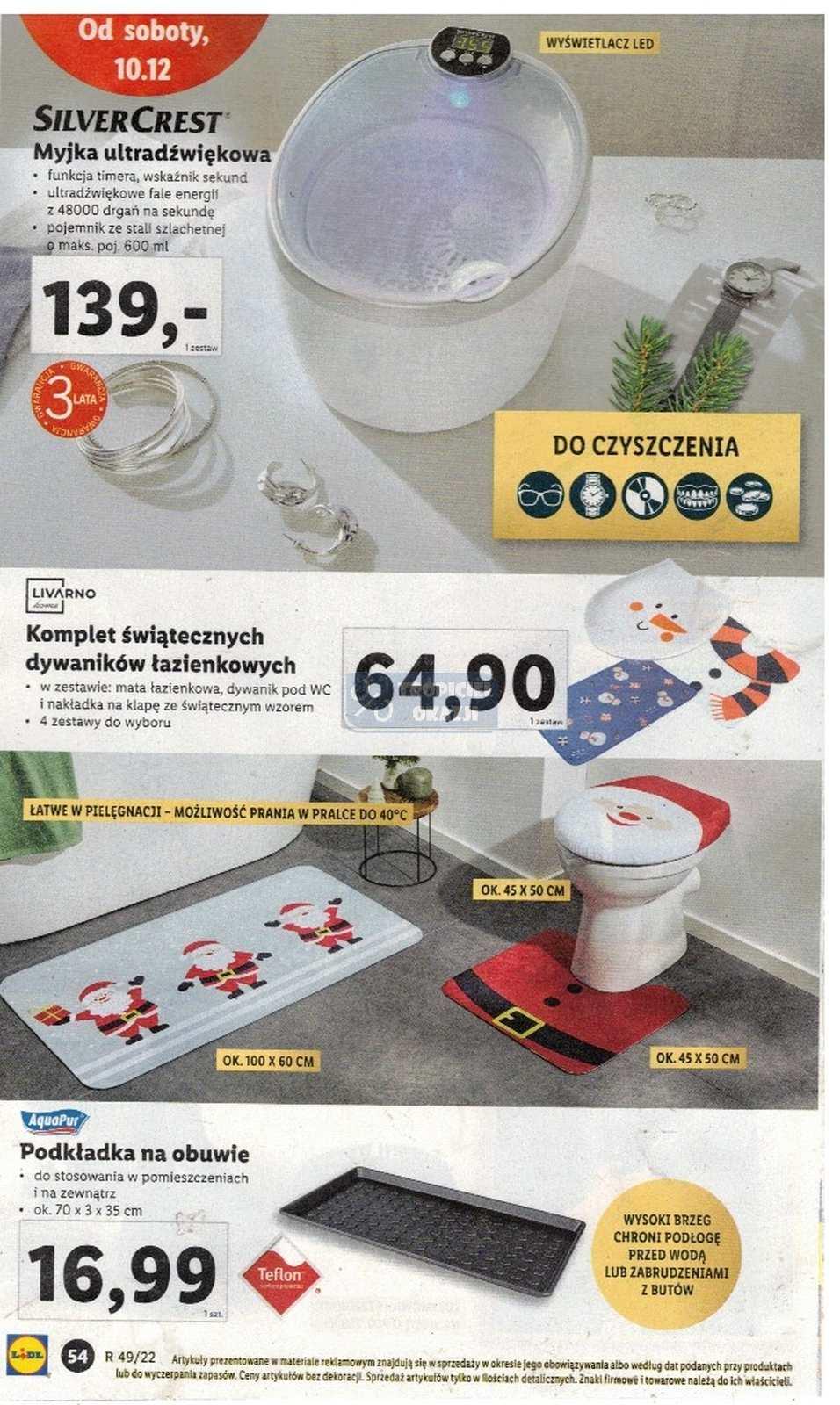 Gazetka promocyjna Lidl do 10/12/2022 str.54