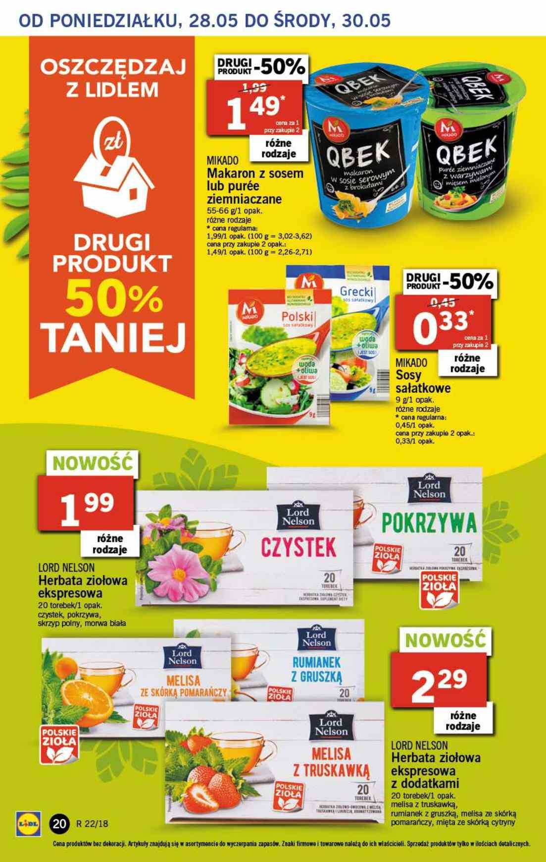 Gazetka promocyjna Lidl do 30/05/2018 str.20