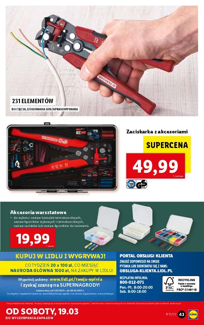 Gazetka promocyjna Lidl do 19/03/2022 str.47