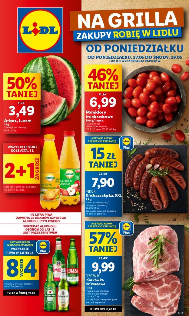 Gazetka promocyjna Lidl do 29/05/2024 str.1