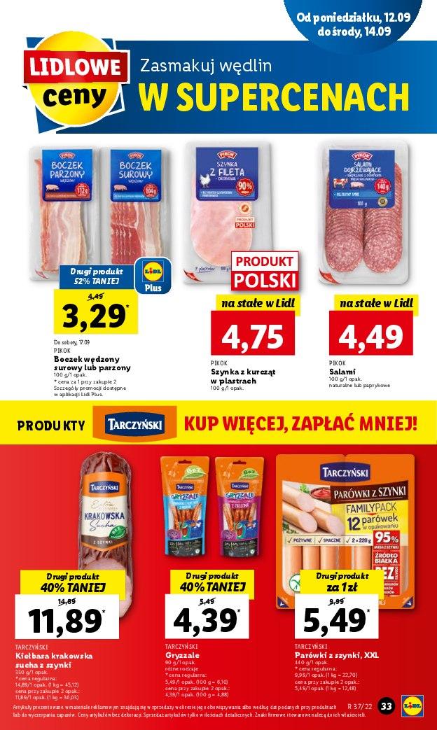 Gazetka promocyjna Lidl do 14/09/2022 str.33