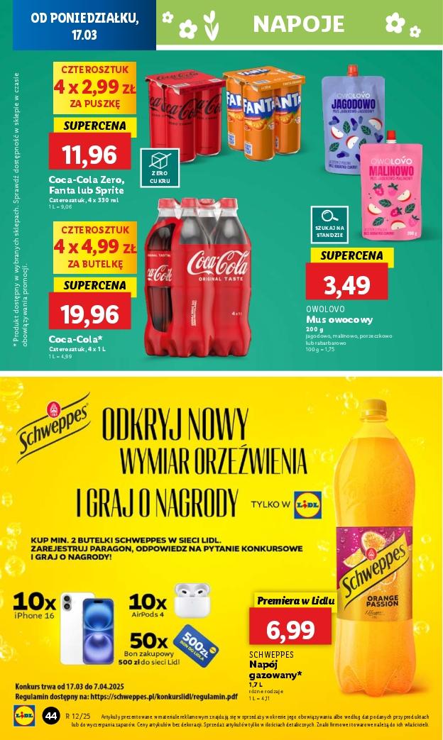 Gazetka promocyjna Lidl do 19/03/2025 str.44