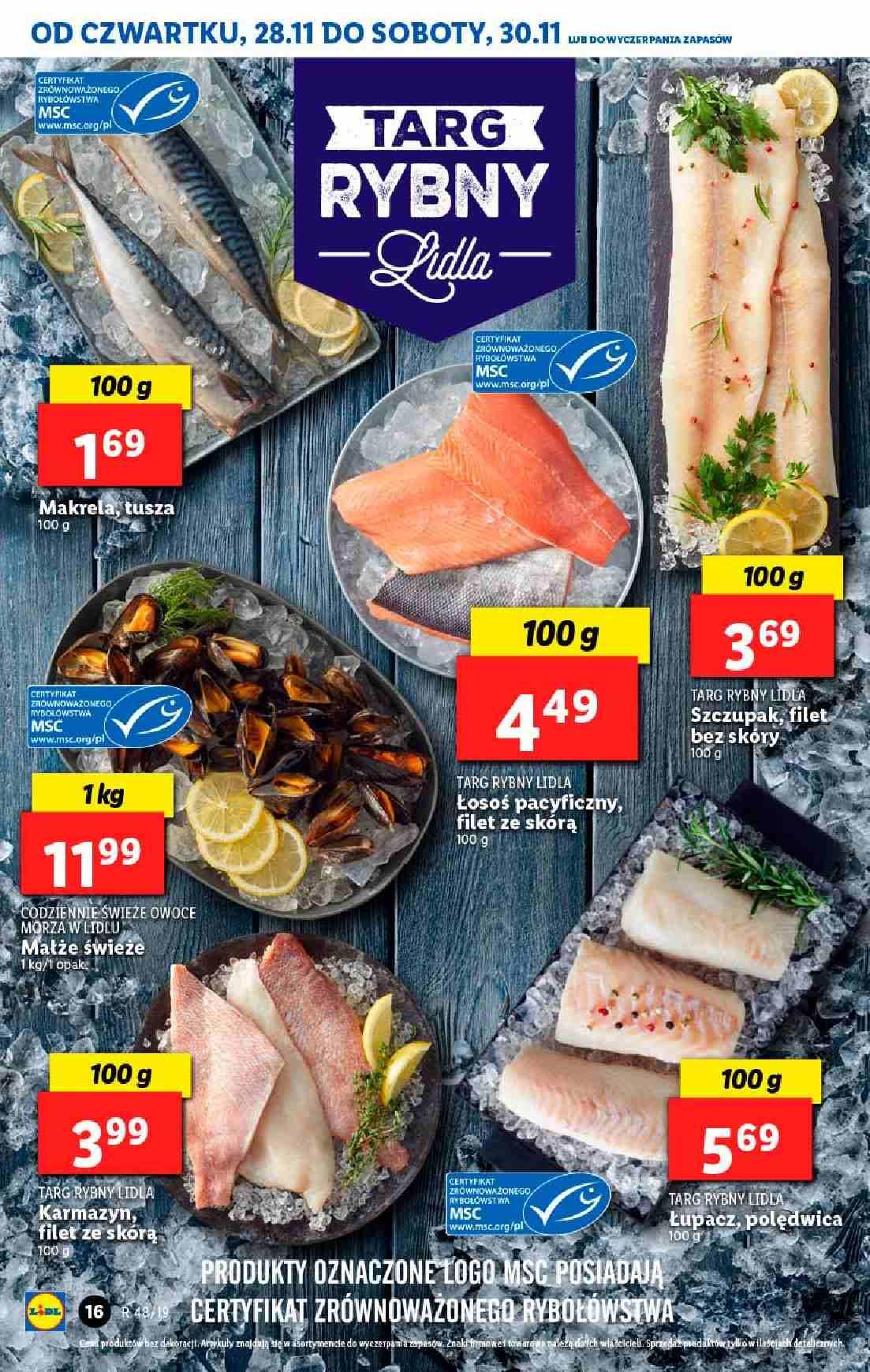 Gazetka promocyjna Lidl do 30/11/2019 str.16