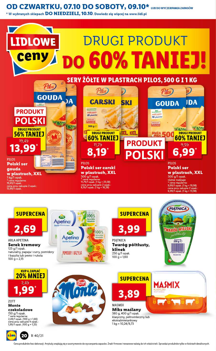 Gazetka promocyjna Lidl do 09/10/2021 str.20