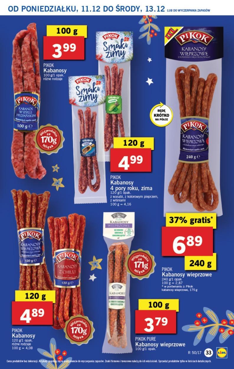 Gazetka promocyjna Lidl do 13/12/2017 str.33