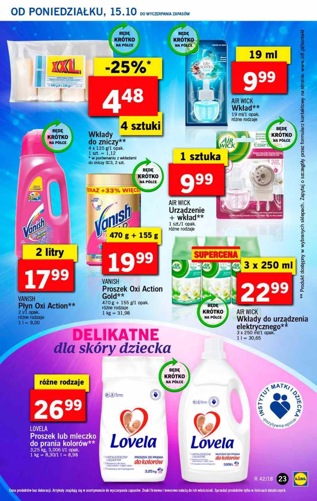 Gazetka promocyjna Lidl do 17/10/2018 str.23