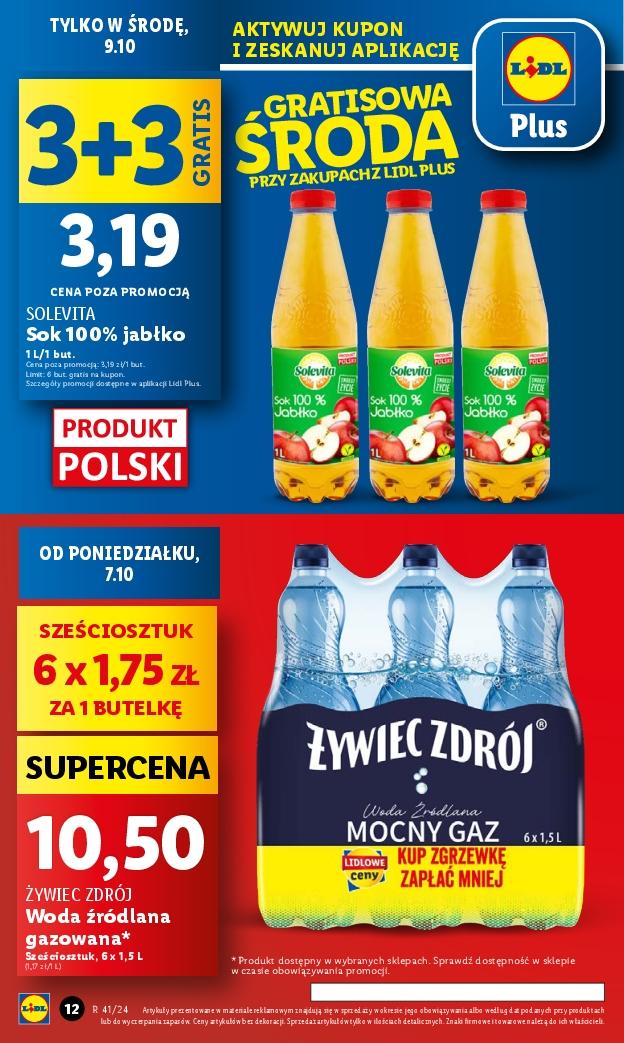 Gazetka promocyjna Lidl do 09/10/2024 str.12