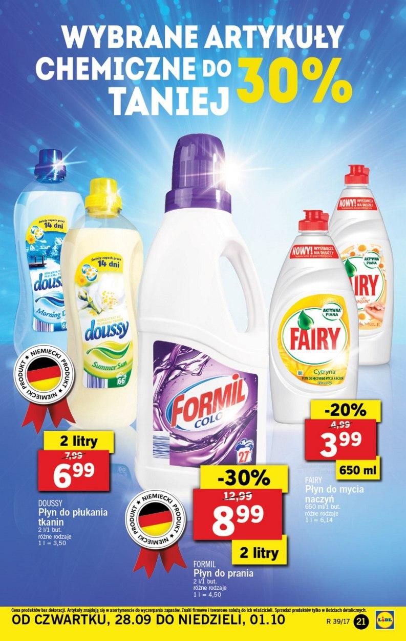 Gazetka promocyjna Lidl do 01/10/2017 str.21