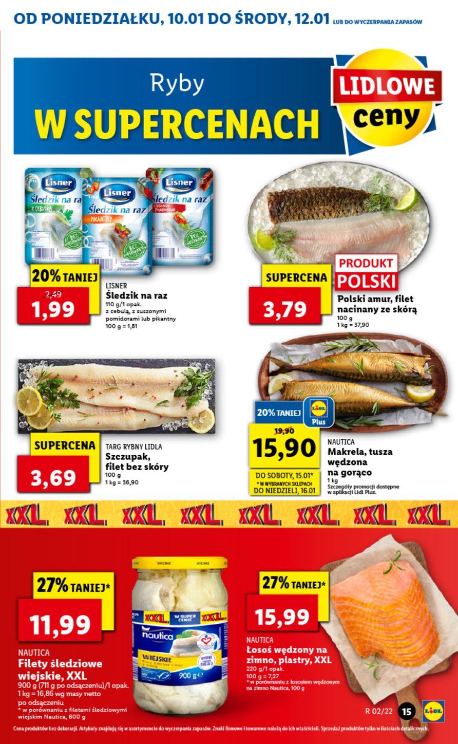 Gazetka promocyjna Lidl do 12/01/2022 str.15