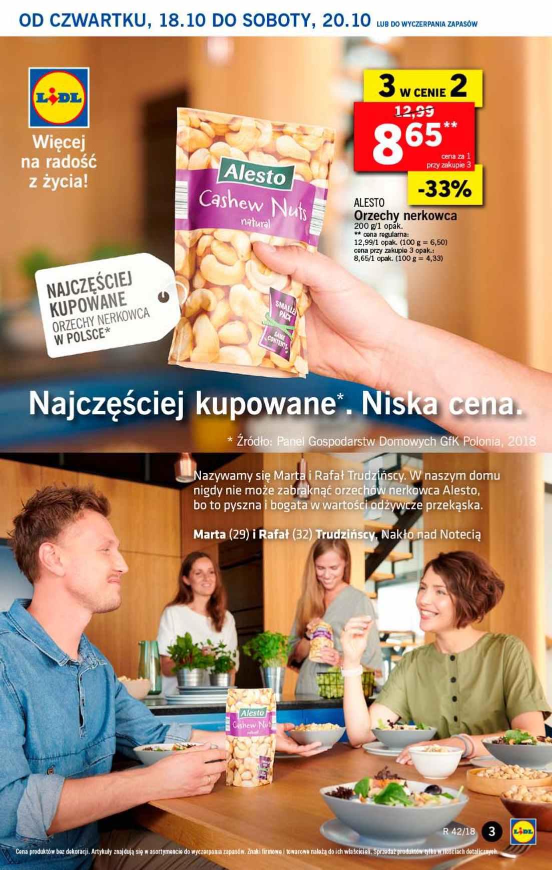Gazetka promocyjna Lidl do 20/10/2018 str.3