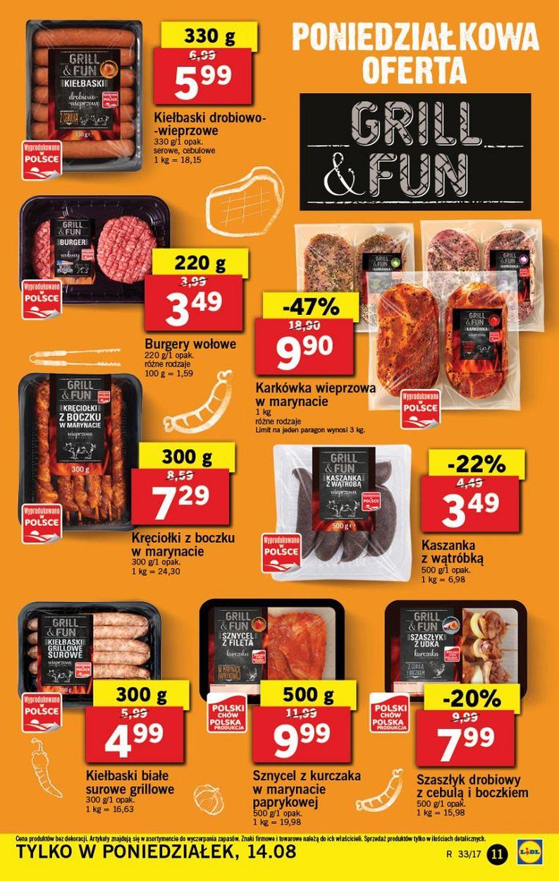 Gazetka promocyjna Lidl do 16/08/2017 str.11