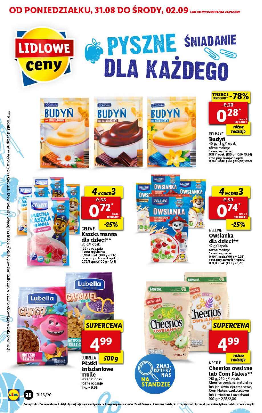 Gazetka promocyjna Lidl do 05/09/2020 str.38