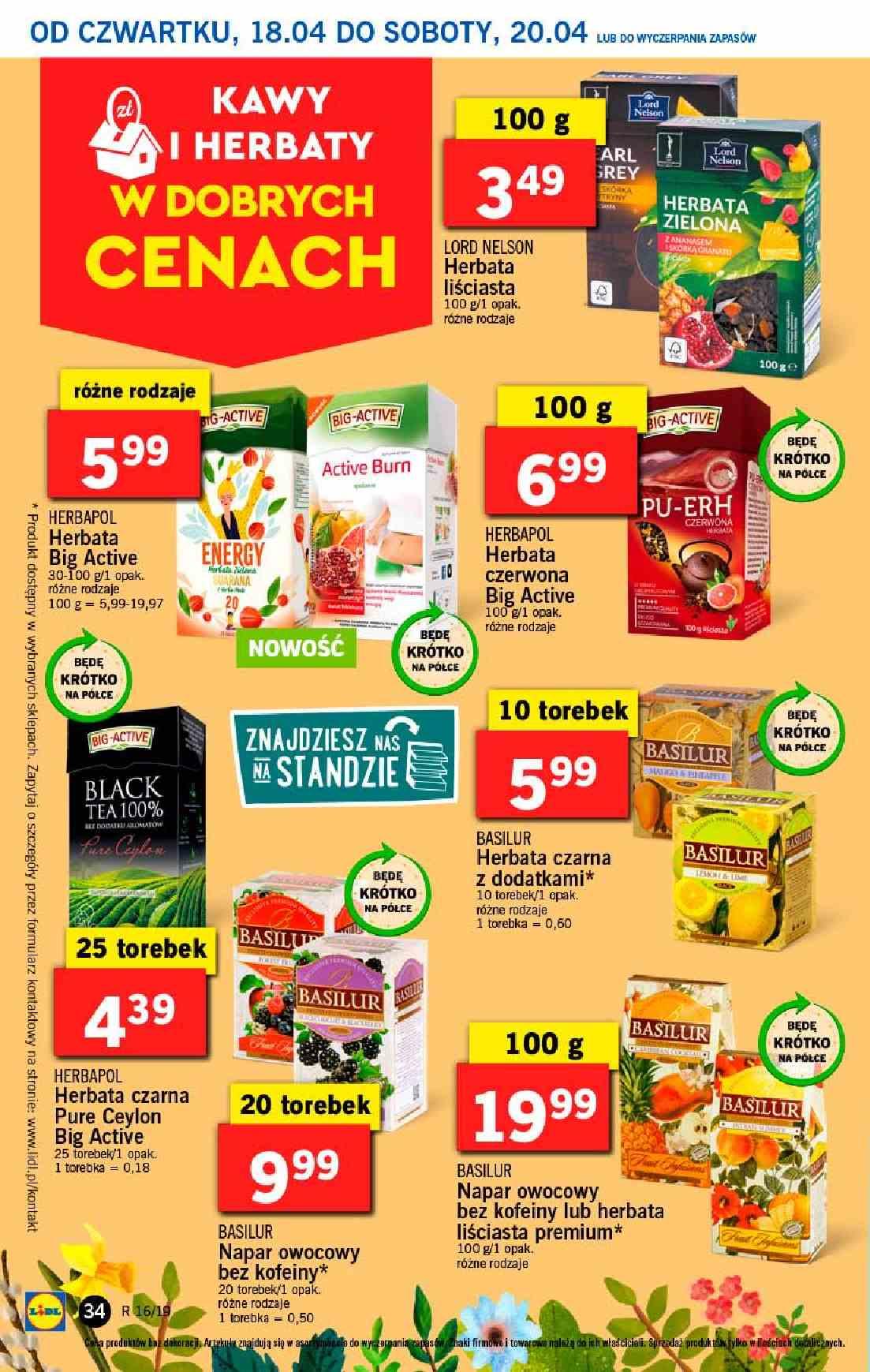 Gazetka promocyjna Lidl do 20/04/2019 str.34