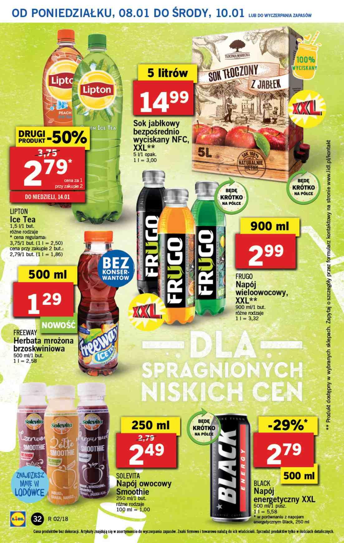 Gazetka promocyjna Lidl do 10/01/2018 str.32