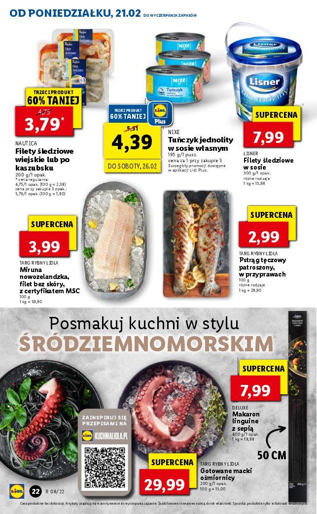 Gazetka promocyjna Lidl do 23/02/2022 str.22