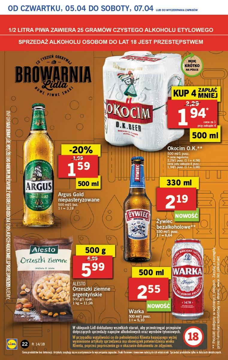 Gazetka promocyjna Lidl do 07/04/2018 str.22