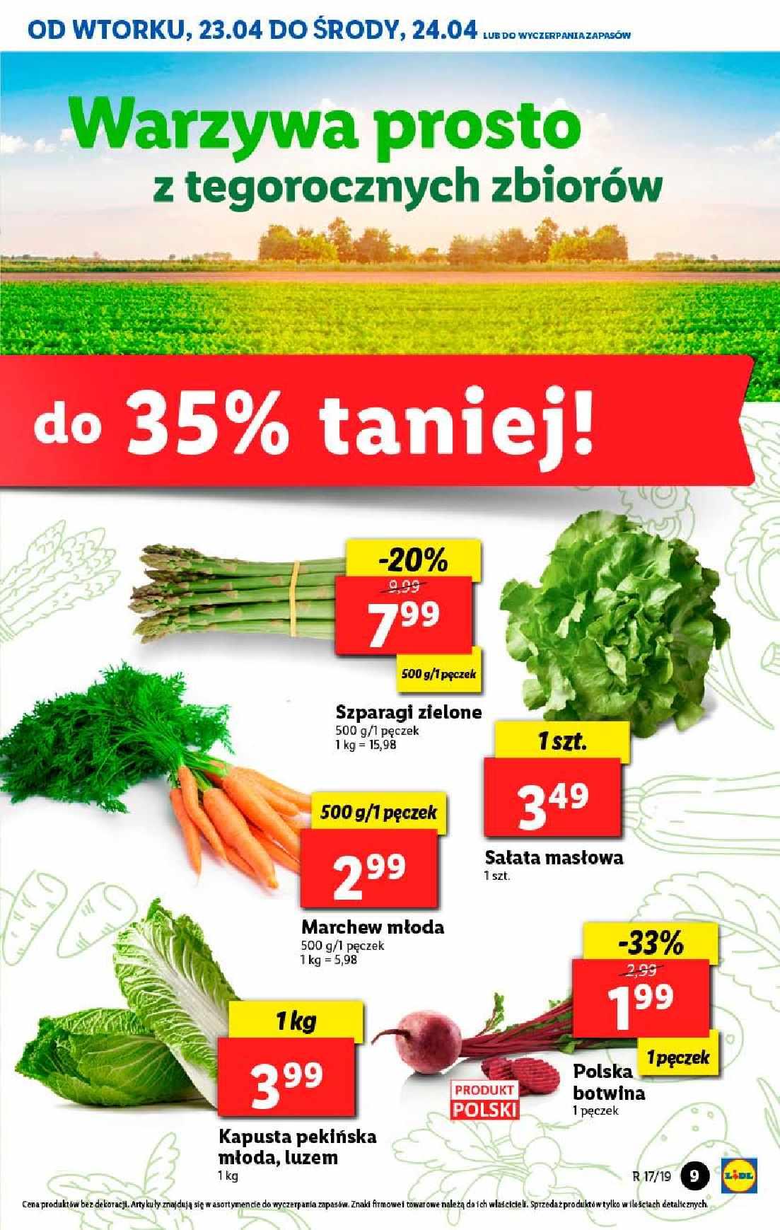 Gazetka promocyjna Lidl do 24/04/2019 str.9