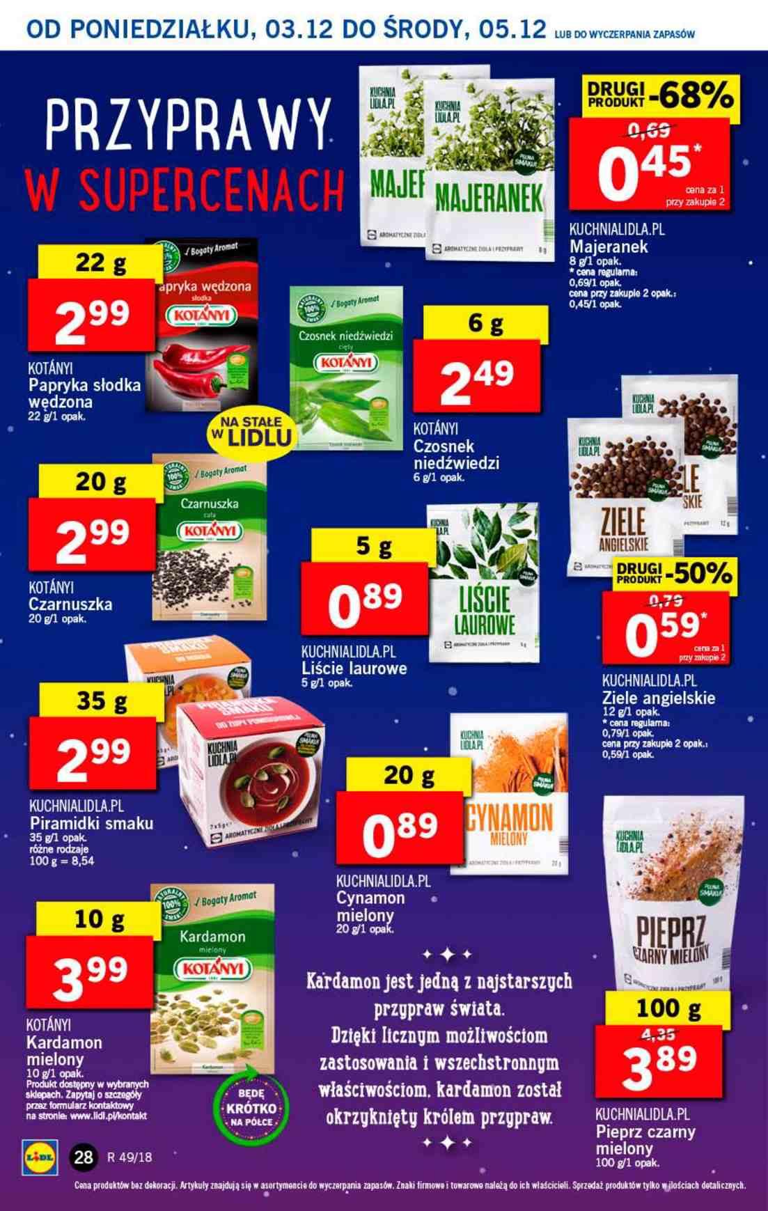 Gazetka promocyjna Lidl do 05/12/2018 str.28