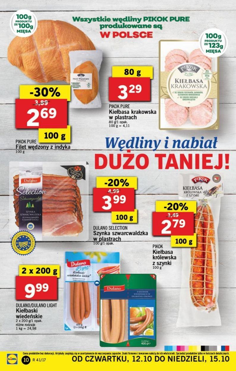 Gazetka promocyjna Lidl do 15/10/2017 str.10